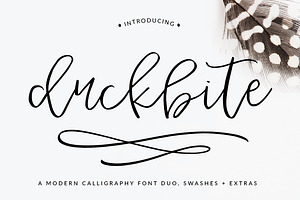 Duckbite Font Family