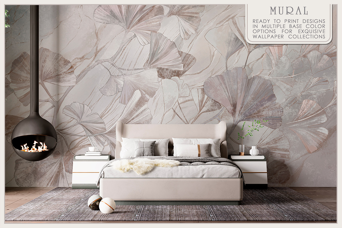Fresco collection Ginkgo, a Wallpaper Graphic by Natalia0307 (Photo 11 of 17)