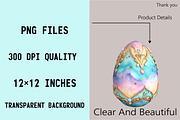Whimsical Pastel Easter Egg Clipart, an Illustration by SVGArt (Thumbnail 5 of 7)