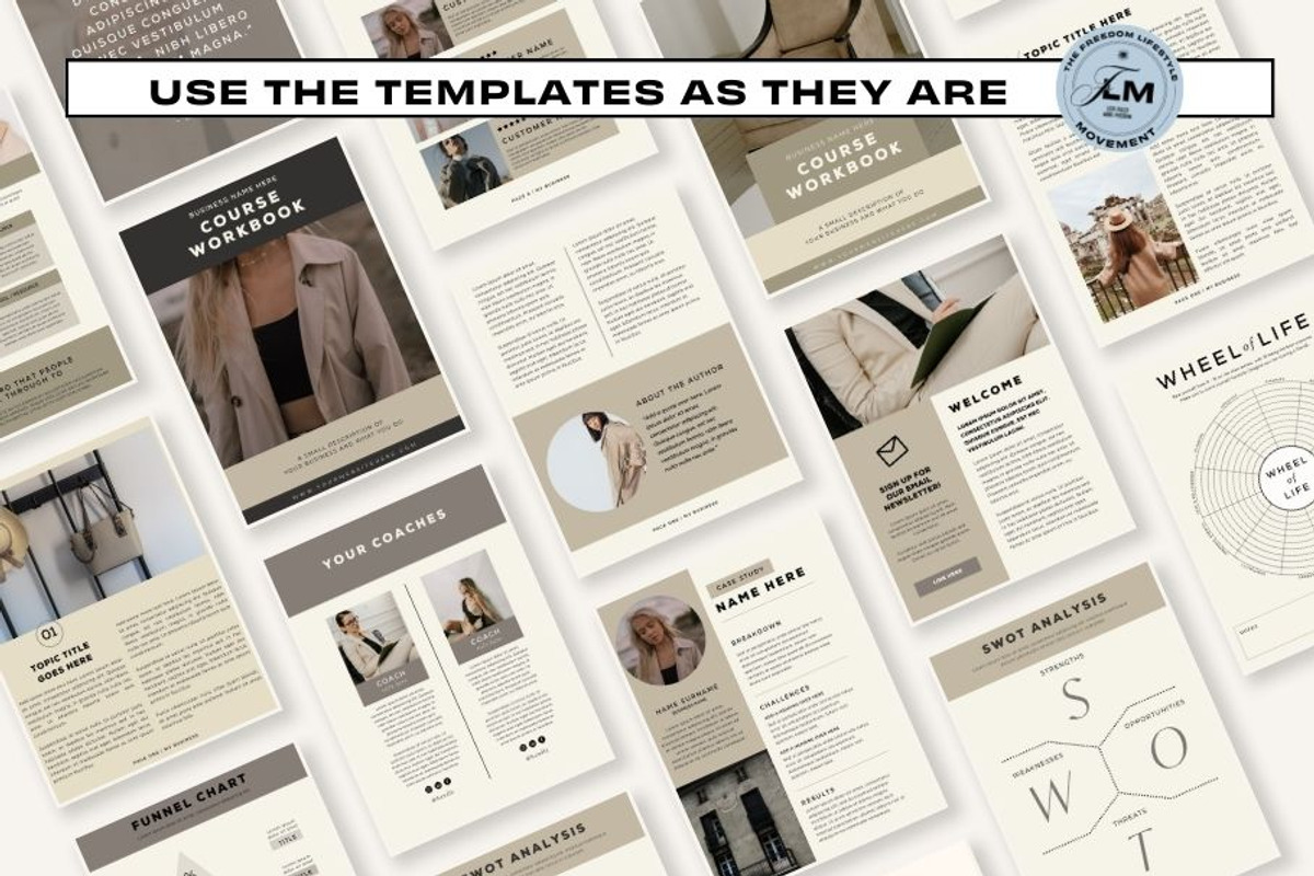 Course Workbook - Black and Beige, a Social Media Template by Freedom Business Shop (Photo 11 of 11)