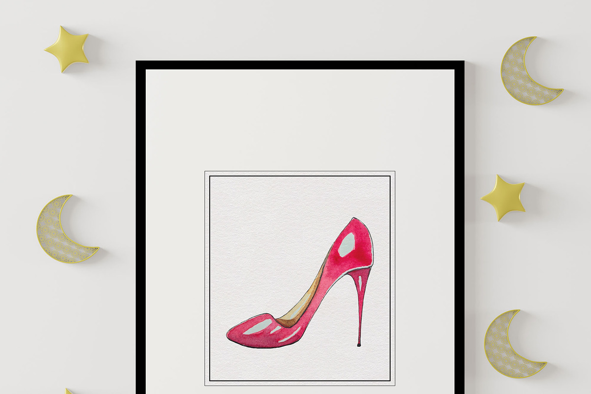 Fashion Watercolor Clipart, an Object Illustration by AnastasiaWatercolor (Photo 6 of 10)