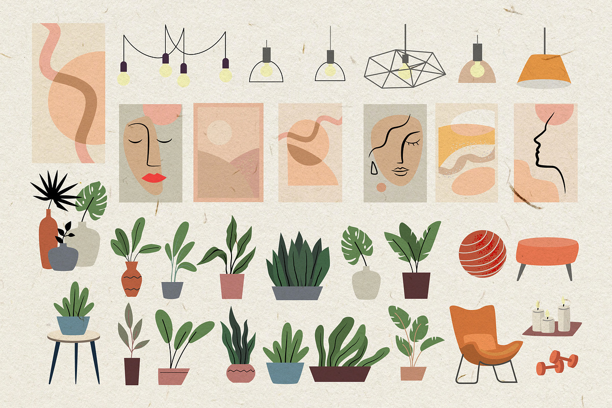Relax & meditation. Vector woman set, a Person Illustration by bioraven (Photo 7 of 12)