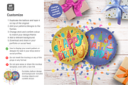 Foil Balloon Canva Smart Mockup, a Mockup by Mockup Scene (Thumbnail 6 of 11)