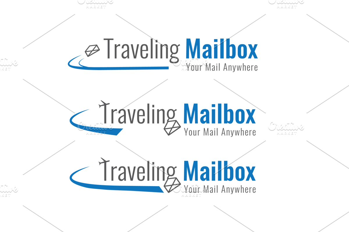 Traveling mailbox logo, a Branding & Logo Template by Knofe