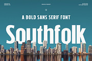 Southfolk Bold Sans Serif Font, a Sans Serif Font by Heinzel Std (Thumbnail 1 of 18)