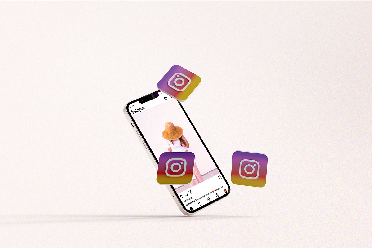 iPhone 13 Mockup Icon Medial Sosial, an iPhone Mockup by 2M GRAPHICS DESIGN (Photo 6 of 9)