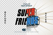 Super Friend Text Effect Comic Style, a Layer Style Add-On by Mockmenot (Thumbnail 2 of 2)