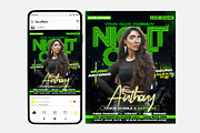 Night Out Club Party – Instagram PSD, a Social Media Template by studioflyers.com (Thumbnail 1 of 3)