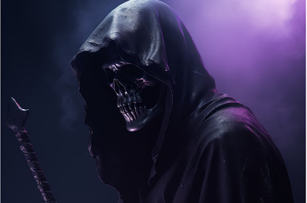 Grim reaper aggressive death, an Abstract Photo by Ylivdesign