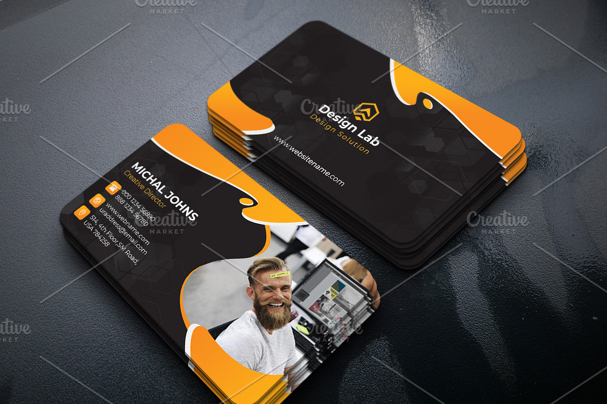 Business Cards, a Business Card Template by DesignsLab (Photo 4 of 12)