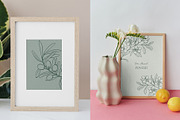 Line Art Olive Branches Clipart, an Object Graphic by ElenKoss (Thumbnail 10 of 10)
