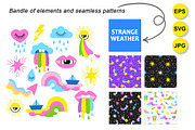 Seamless pattern Strange weather, a Pattern Graphic by Nataliia Toporovska (Thumbnail 5 of 6)