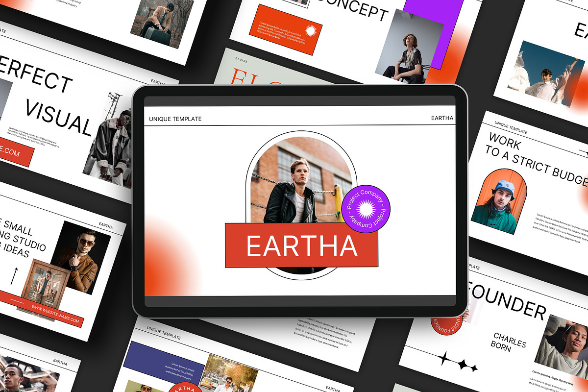 Eartha Google Slide Template, a Presentation Template by Spesifikstd (Photo 1 of 11)