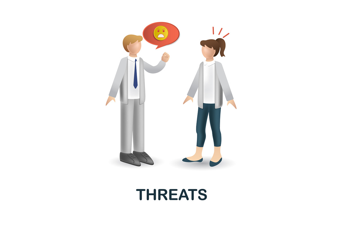 Harassment 3D Icons Set Bundle, an Object Graphic by Aimagenarium@gmail.com (Photo 15 of 21)