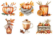 Cottagecore Fall Clipart, a Seasonal Illustration by CitraGraphics (Thumbnail 5 of 6)
