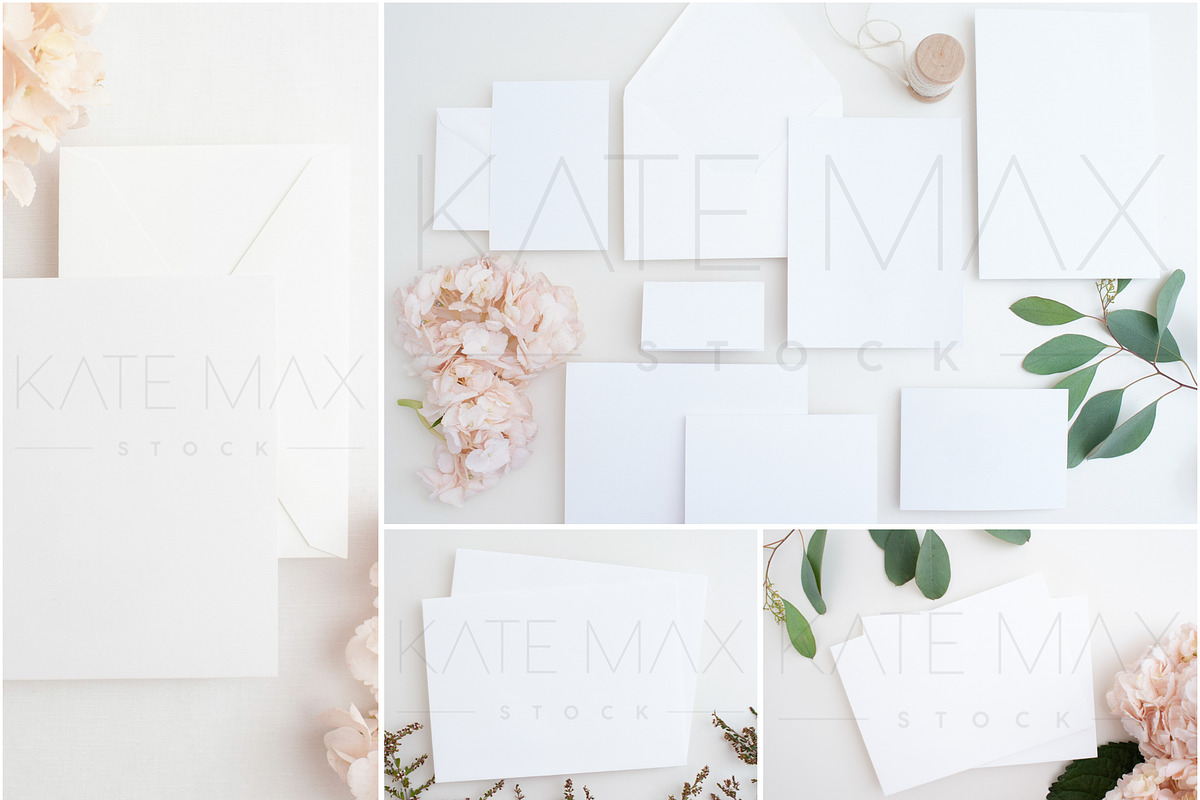 Blush Card Mockups Bundle, a Print Template by Styled Stock House (Photo 2 of 3)