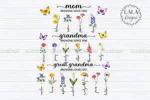 Great Grandma's Garden Png, a Graphic by LALADesigns