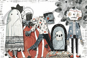 Whimsical Haunts: Cute Halloween, a Person Illustration by NiiiNArt (Thumbnail 6 of 6)