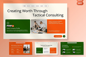 Consulting Pitch Deck, a Presentation Template by FIBRINOSÄ