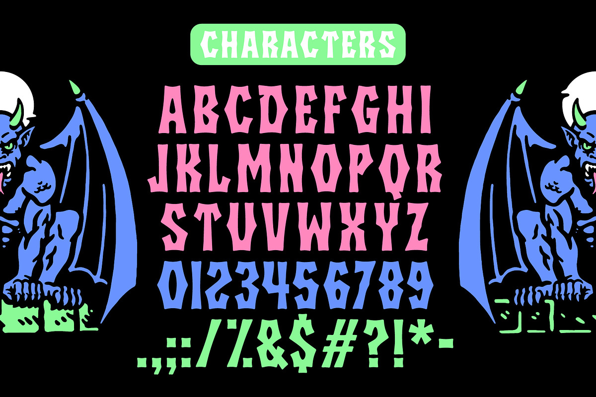 Gargoyle Font, a Font by MightySHORT (Photo 2 of 2)