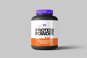 Protein Powder Jar Mockups