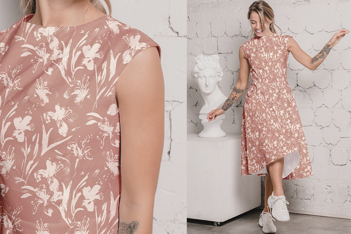 Sketched Floral, a Pattern Graphic by MalyskaStudio (Photo 4 of 12)