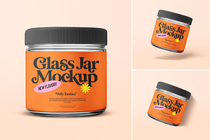 Glass Jar Mockup, a Product Mockup by Lemockup