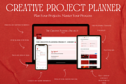 Notion Template for Creatives - Red, a Templates & Theme by flowē (Thumbnail 1 of 5)