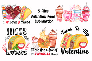 Valentine Food Sublimation