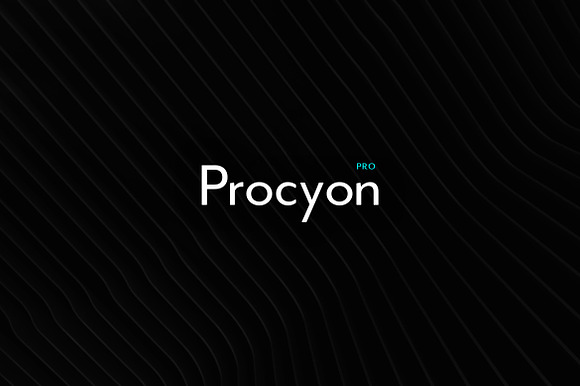 Procyon - Modern Typeface + WebFont preview 6