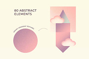 Shapes & Grainy Gradients, an Object Graphic by Paulina Sara Design (Thumbnail 2 of 14)