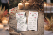 Wedding Program Canva Template bd003, a Card Template by TyphoonStudio (Thumbnail 2 of 9)