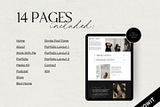 Influencer Website Template | Showit, a Websites & App Template by Field Digital (Thumbnail 4 of 11)