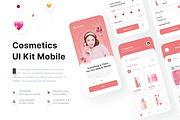 Holypretty - Cosmetics App UI Kit, an UI Kit Template by Korsa Agency (Thumbnail 1 of 6)