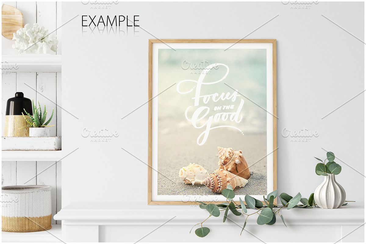 Frames&Walls Coastal Mockups Bundle, a Household Mockup by Yuri-U (Photo 17 of 30)