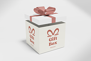 Gift Box Mockup, a Packaging Mockup by Twins_studio (Thumbnail 4 of 5)