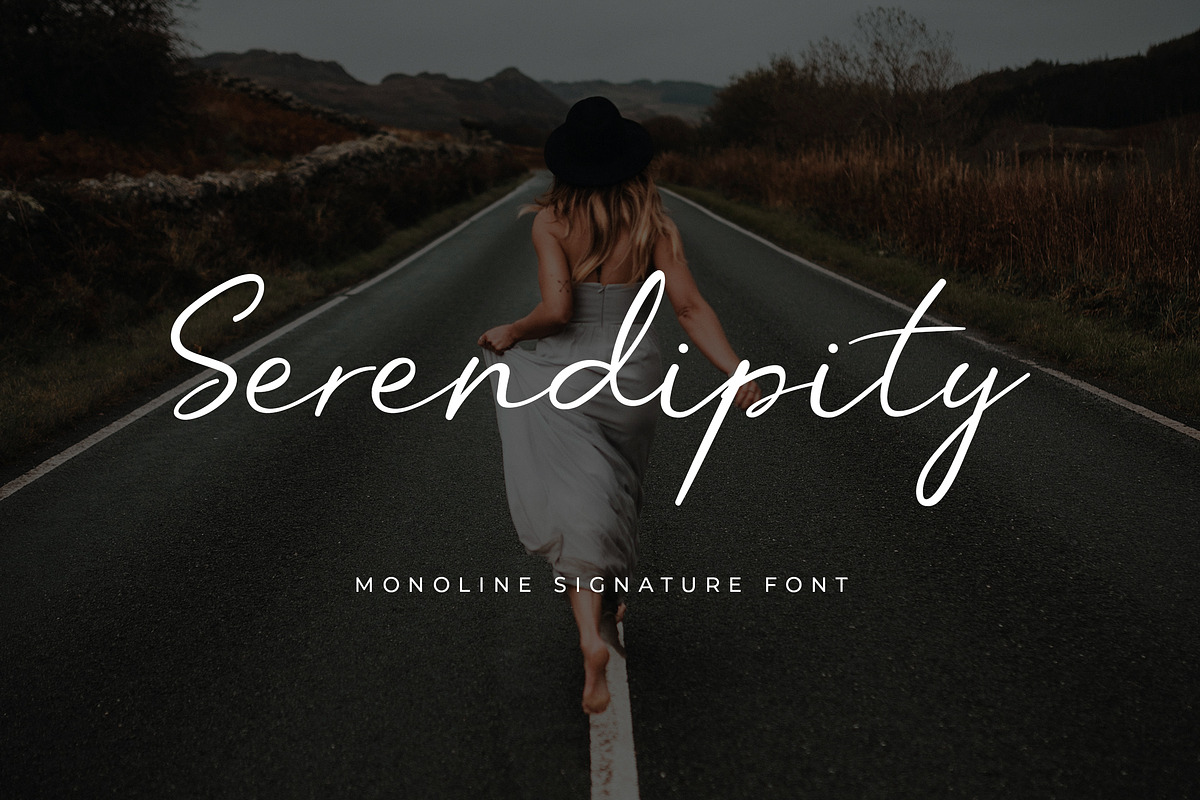 Serendipity Handwritten Font, a Handwritten Font by UICreative (Photo 1 of 5)