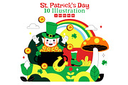 10 St. Patrick's Day Illustration, a Seasonal Illustration by denayunebgt (Thumbnail 1 of 4)