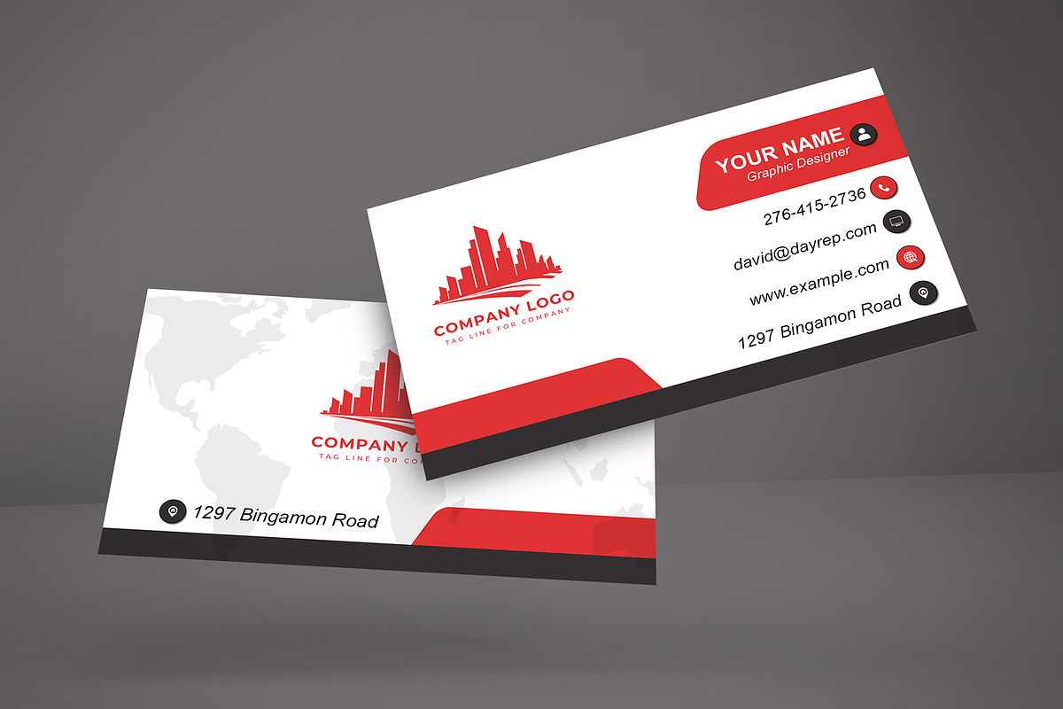 Modern Calling Card Design preview 3