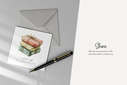 105 book lover clip art, an Object Illustration by Poppy Lane Studio (Thumbnail 5 of 12)