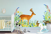 Forest animals .watercolor, an Animal Illustration by MitrushovaArt (Thumbnail 5 of 7)