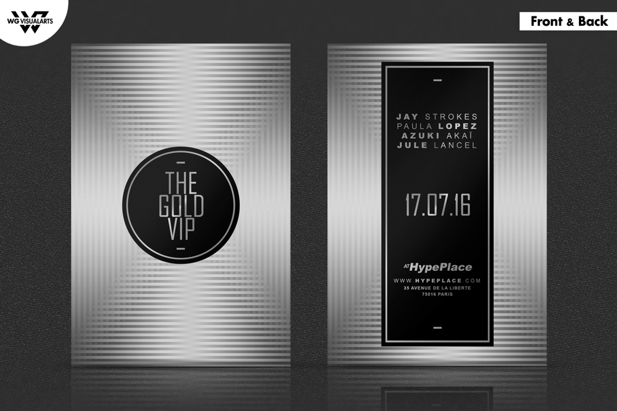 3in1 GOLD MINIMAL Flyer Template, a Flyer Template by WG DESIGN (Photo 3 of 8)