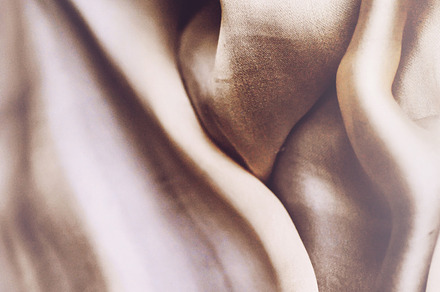 Pure Silk Fabric Abstract Ethereal