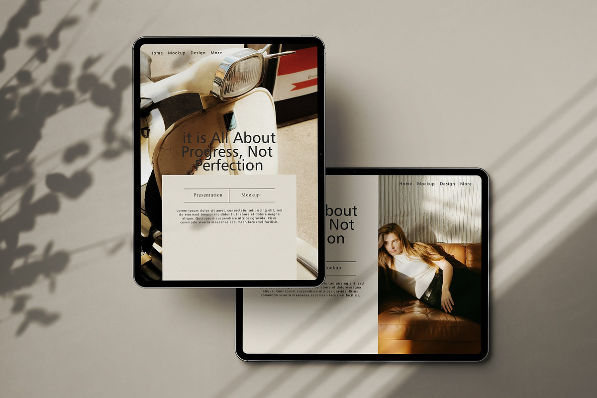 iPad Pro Mockups - Scene Creator, an iPad Mockup by Tahtagraphic (Photo 8 of 16)