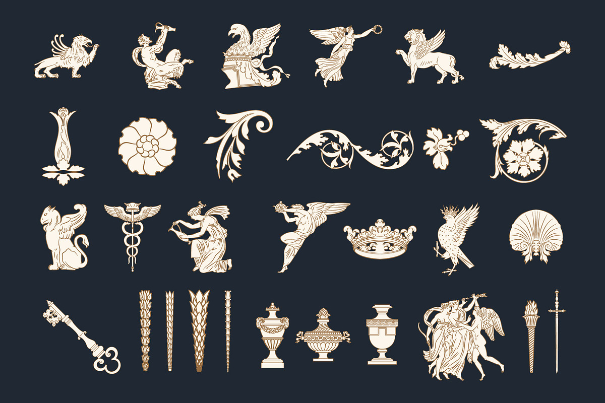 Hermitage Fonts and Illustrations, a Font by Heritage Type Co. (Photo 14 of 15)