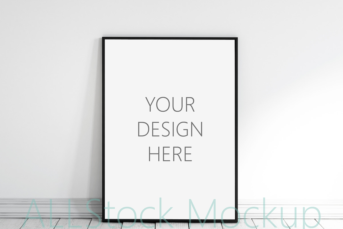 Vertical Frame Mockup, a Presentation Template by Allstock (Photo 1 of 2)