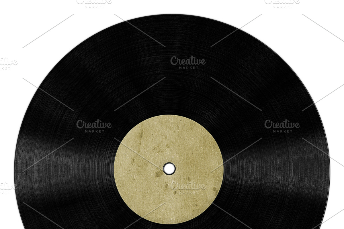 Vinyl Record Blank, a Product Mockup by Hypnotic
