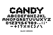 CANDY 3D BUBBLE FONT VECTOR, a Handwritten Font by BonkiStudio (Thumbnail 8 of 9)