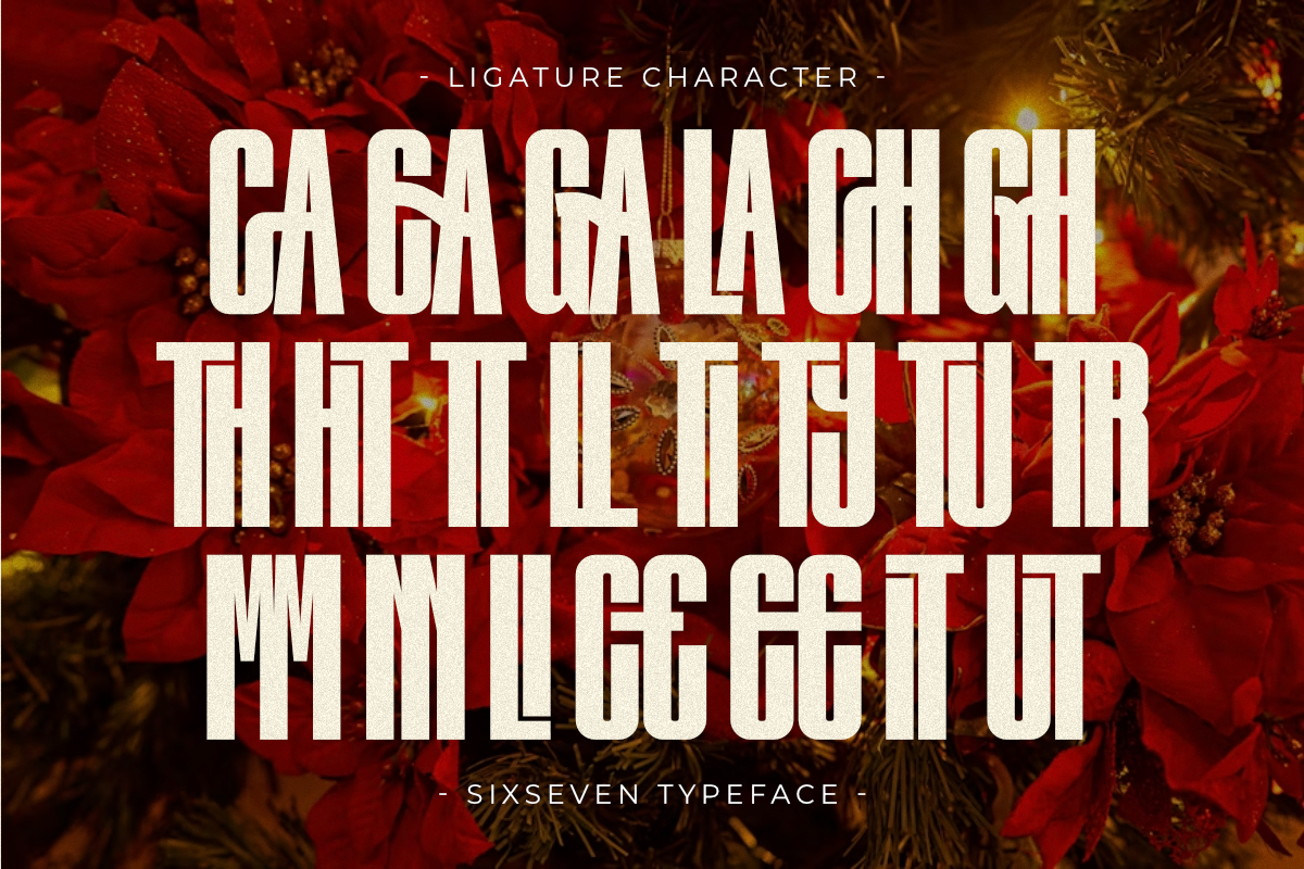 Sixseven - Ultra Condensed Sans, a Sans Serif Font by Pian45 Studio (Photo 4 of 8)