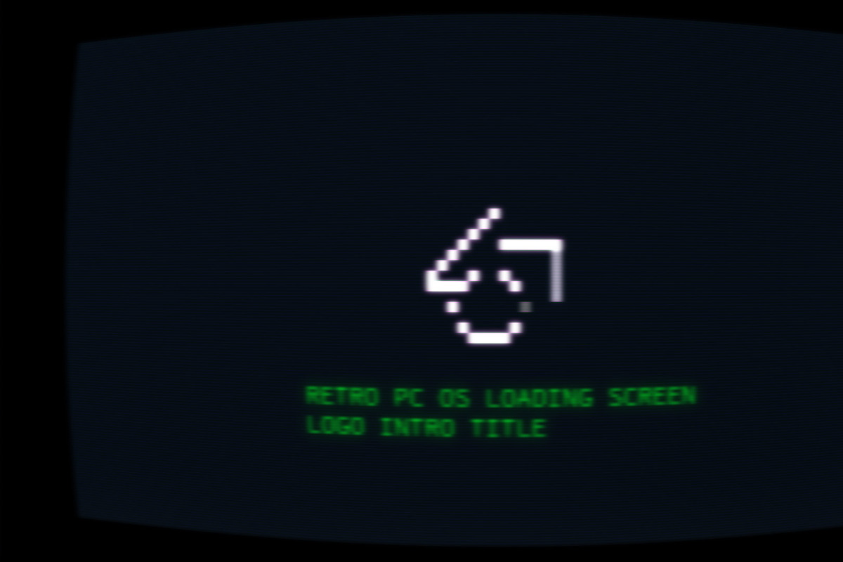 Retro PC Loading Logo Reveal - MOGRT, a Templates & Theme by Josep Motion (Photo 2 of 2)